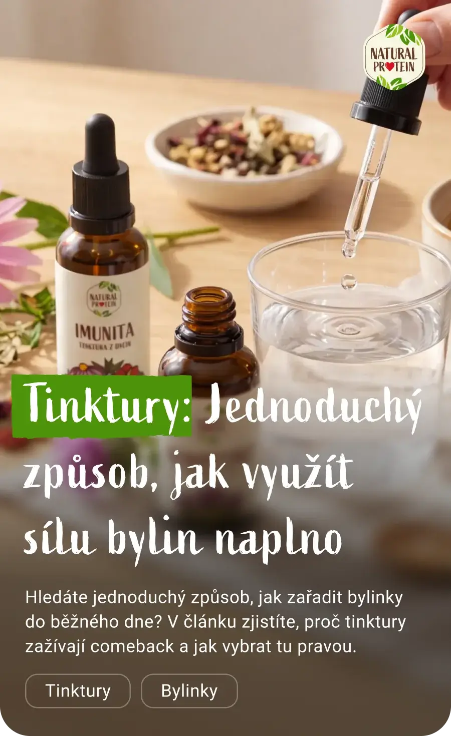 Tinktury: staronový pomocník, který zažívá comeback
